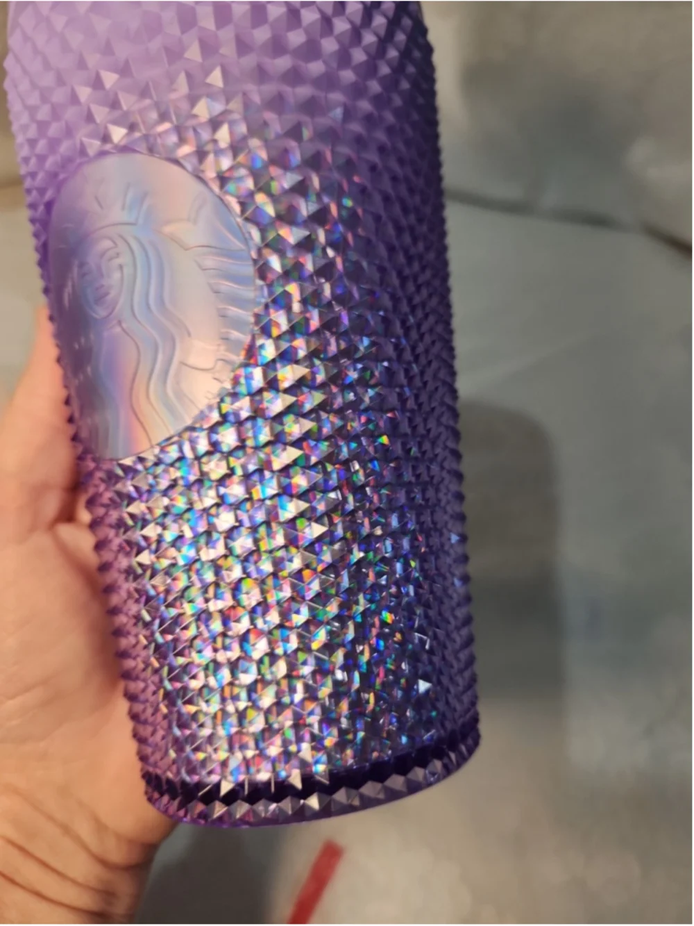 Starbucks 2023 Purple Lavender Studded Gradient Ombré 16oz Tumbler